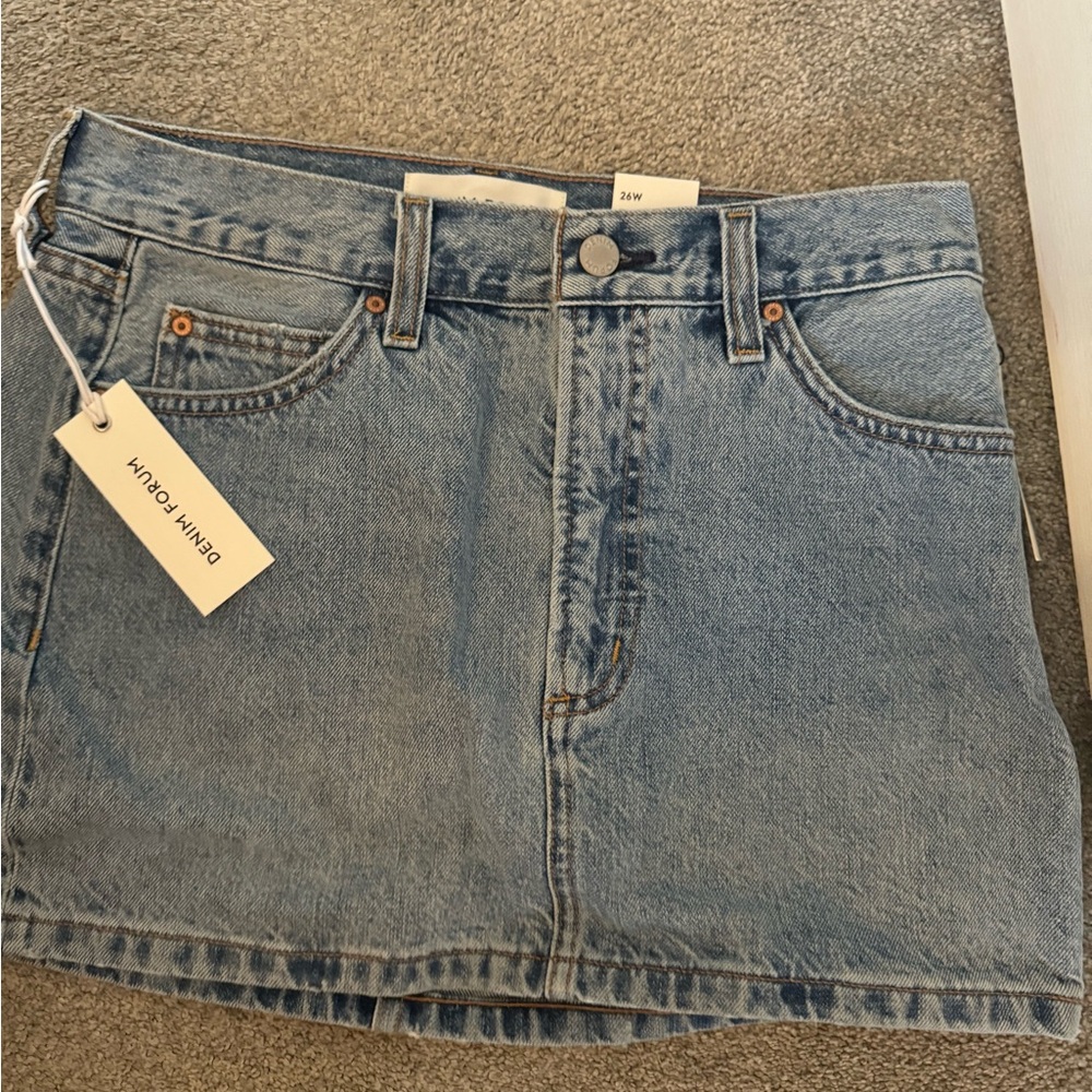 Denim Forum Blue Mini Skirt